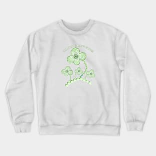 Oh for luck's sake! Pickleball clover. by Pickleball ARTwear Crewneck Sweatshirt